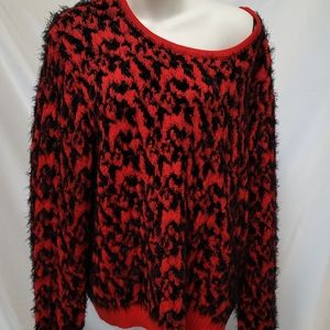 Vince Camuto Sweater Red & Black